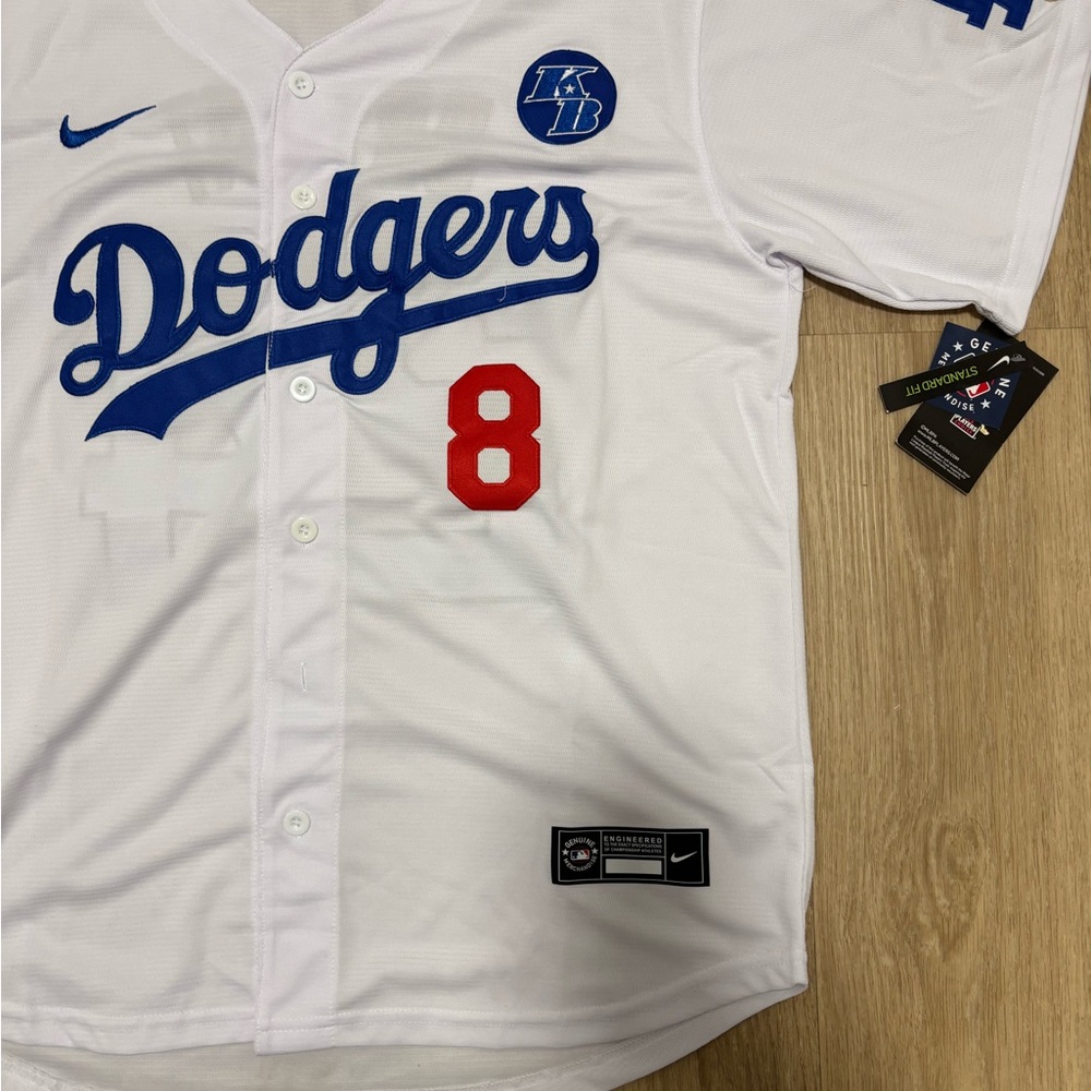 Nike White Dodgers Kobe Bryant - Picture 2 of 5